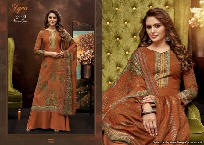 Fyra Noor Jahan 3 Fancy Wear Soft Cotton Digital Print Designer Dress Material